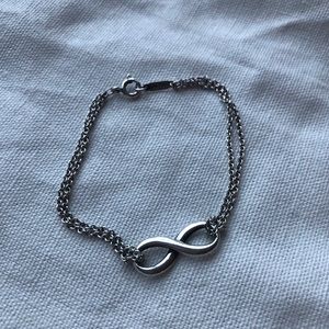 Authentic Tiffany & Co. Silver Infinity Bracelet